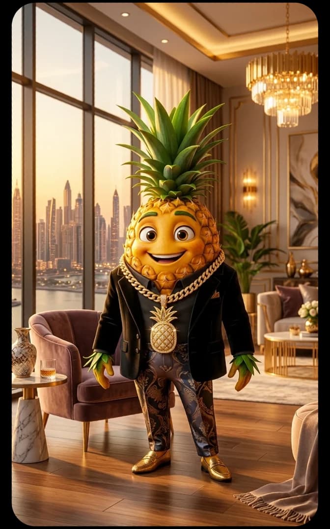 Trending fruit character clip